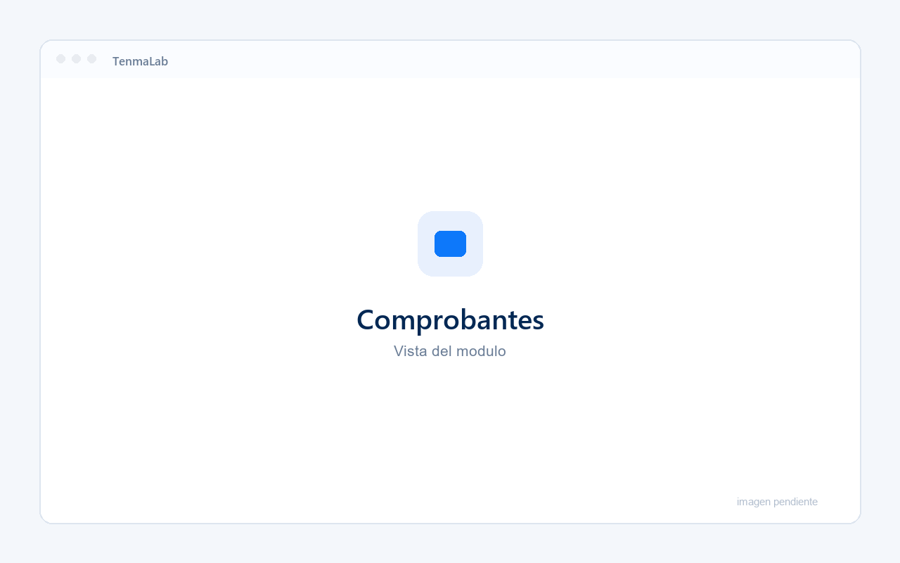 Comprobantes electrónicos en TenmaLab