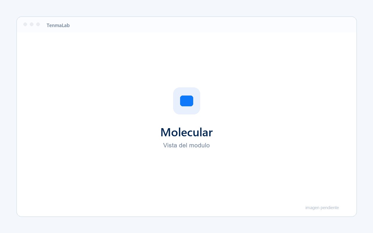 Módulo de biología molecular en TenmaLab