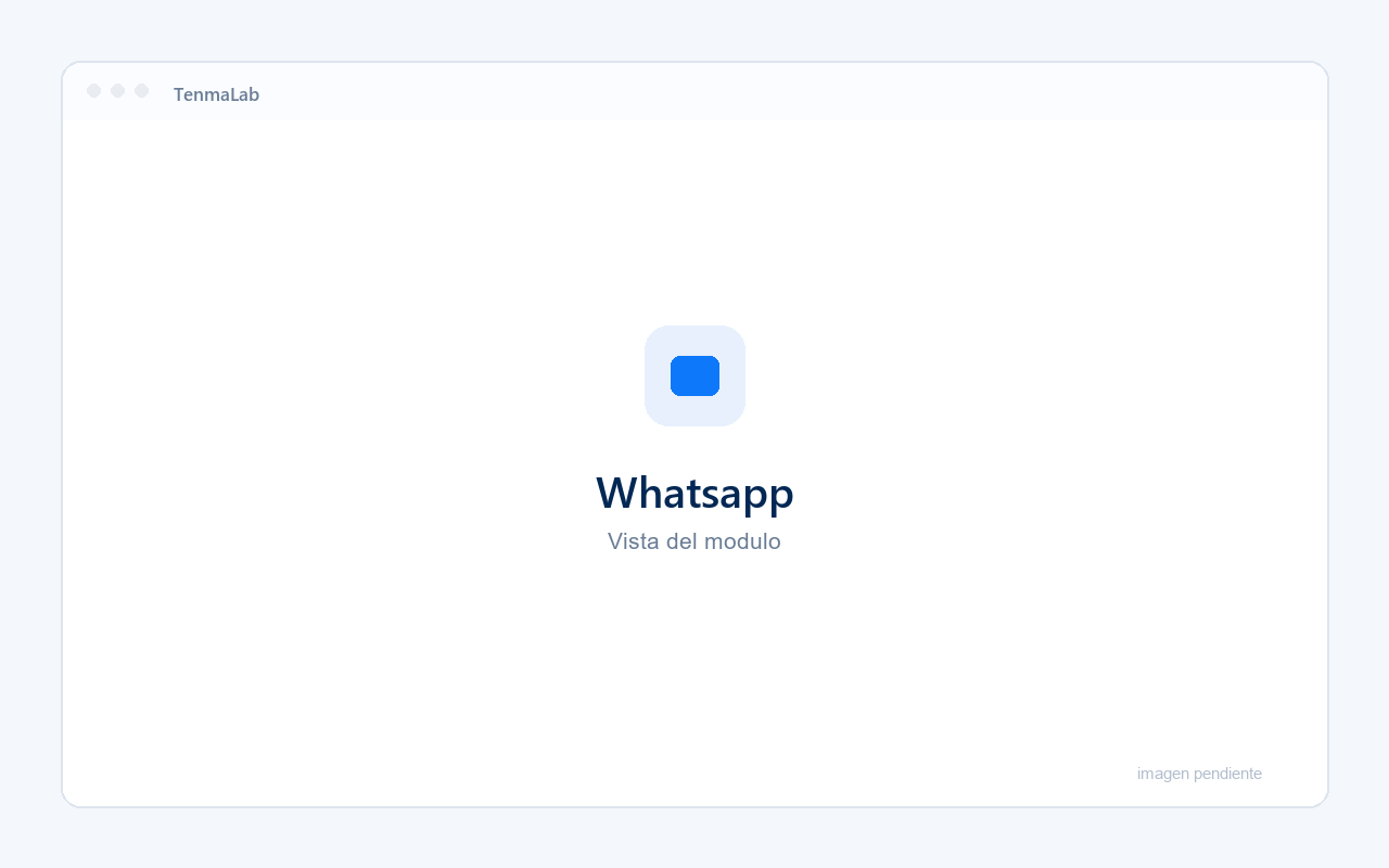 Envío de informes por WhatsApp en TenmaLab